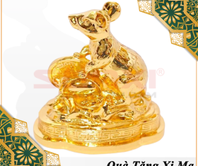 TƯỢNG 12 CON GIÁP MẠ VÀNG 24K