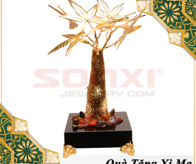 CÂY KIM NGÂN MẠ VÀNG 24K