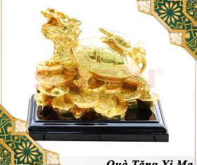 TƯỢNG LONG QUY MẠ VÀNG 24K