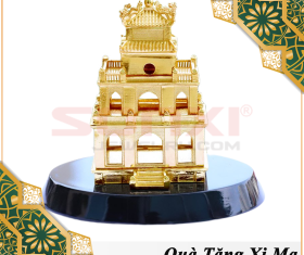 BIỂU TƯỢNG THÁP RÙA MẠ VÀNG 24K