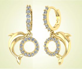 BÔNG TAI KHOEN BẤM TREO MẪU ĐẸP