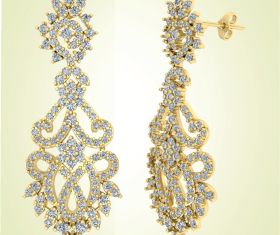 BÔNG TAI CAM MẠ VÀNG