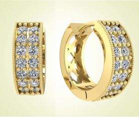 BÔNG TAI KHOEN BẤM VÀNG NON GIÁ RẺ NHẤT