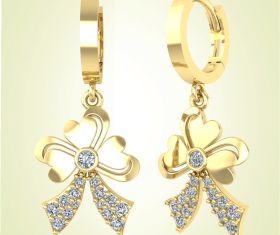 BÔNG TAI KHOEN BẤM TREO MẠ VÀNG